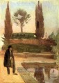 Homme dans un parc 1897 Kubismus